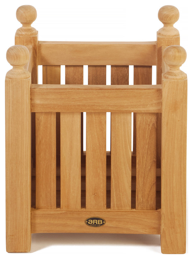 Teak Garden Planter Box 14" (35 cm)