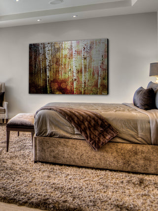 "Aspen" UV Ink Print on Brushed Aluminum, 60"x40"