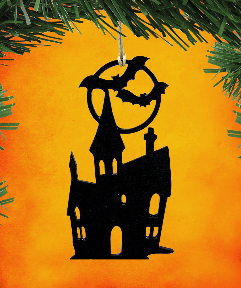 Haunted House Ornament, Set of 3, Magnet