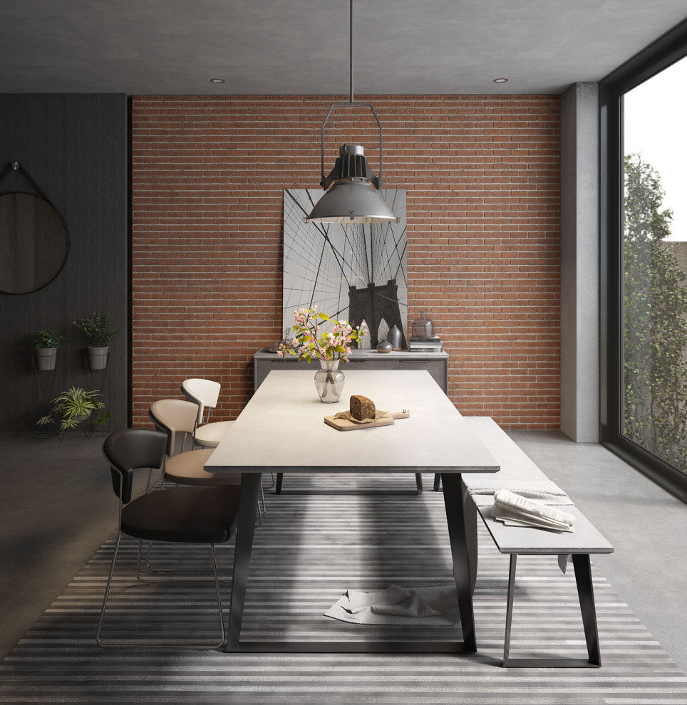 Amsterdam Dining Table, Gray Concrete
