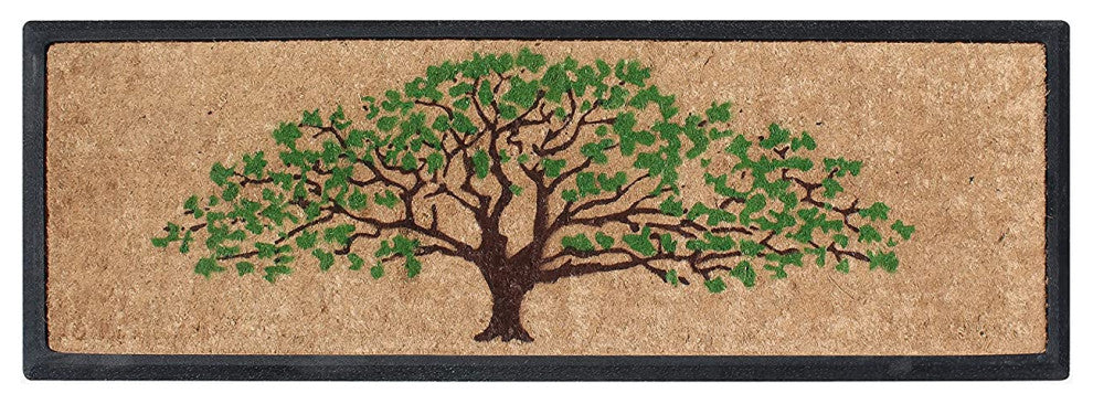A1HC Natural Coir and Rubber Door Mat 18"x48"