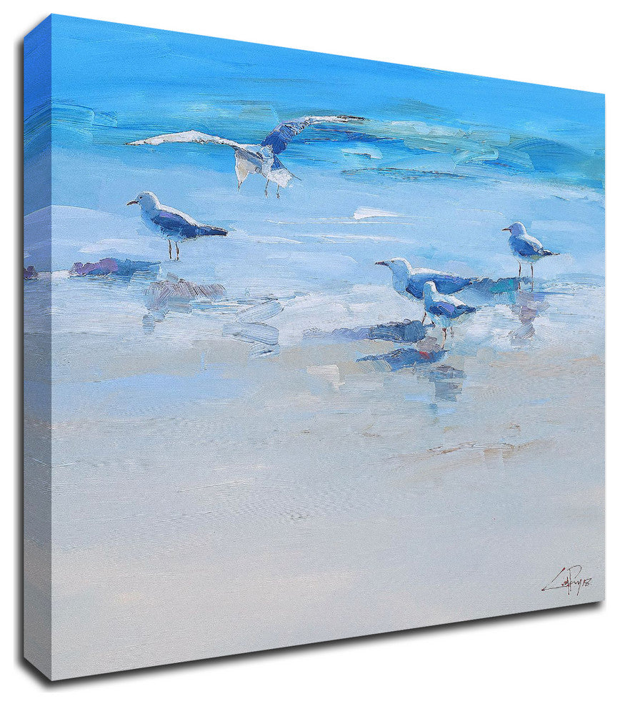 Landing by Craig Trewin Penny, Print on Canvas, 24"x24"