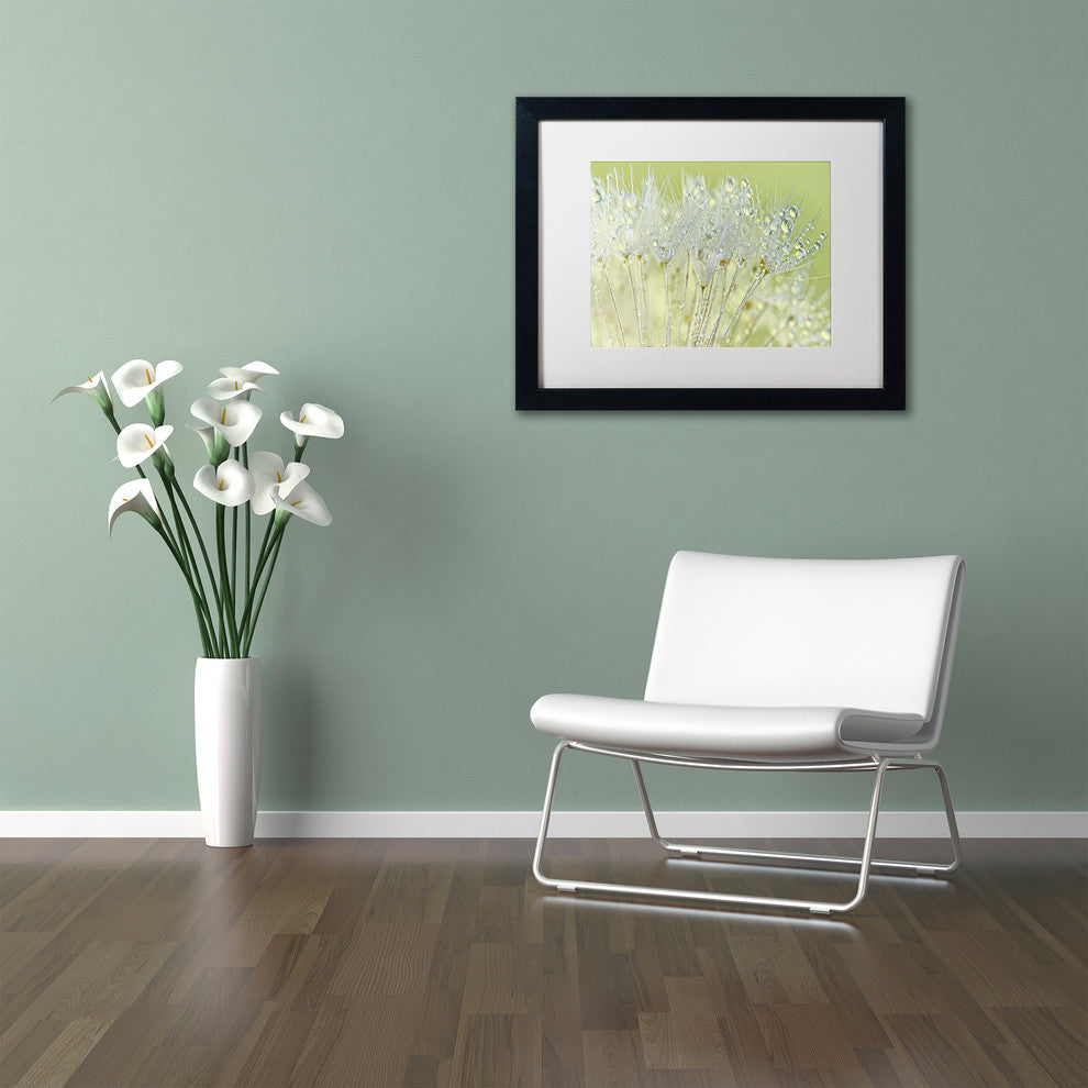 Cora Niele 'Dandelion Dew I' Matted Framed Art