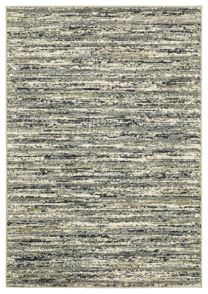 Sarasota Abstract Indoor Area Rug, Blue, 9'10" x 12'10"