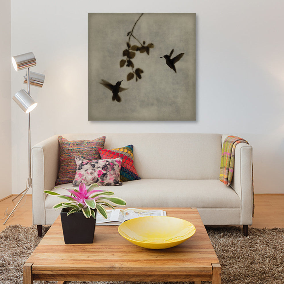 "Dance In Flight II" by Chris Donovan, Canvas Print, 12"x12"