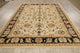 Oushak Oriental Carpet Traditional Turkish Area Rug, Beige, 10'6"x7'10