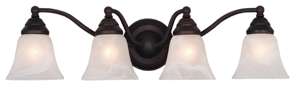 Vaxcel, Standford 4-Light Bathroom Vanity Light, Oil Burnished Bronze