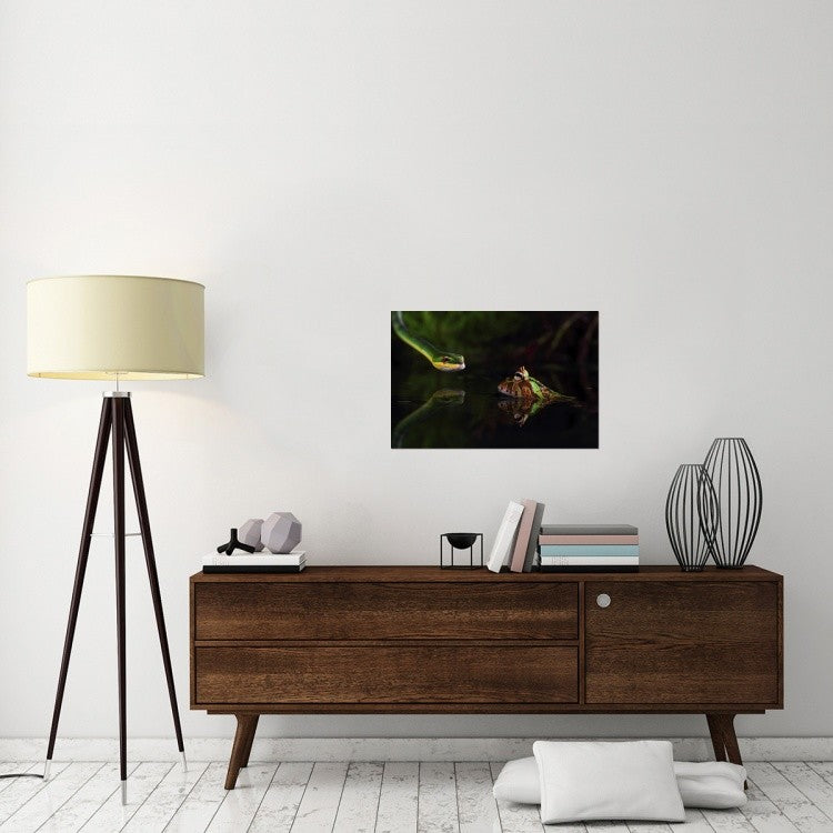 "Courage" Stretched Canvas Giclee by Shikhei Goh, 30"x20"