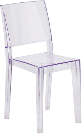 Phantom Series Transparent Stacking Side Chair