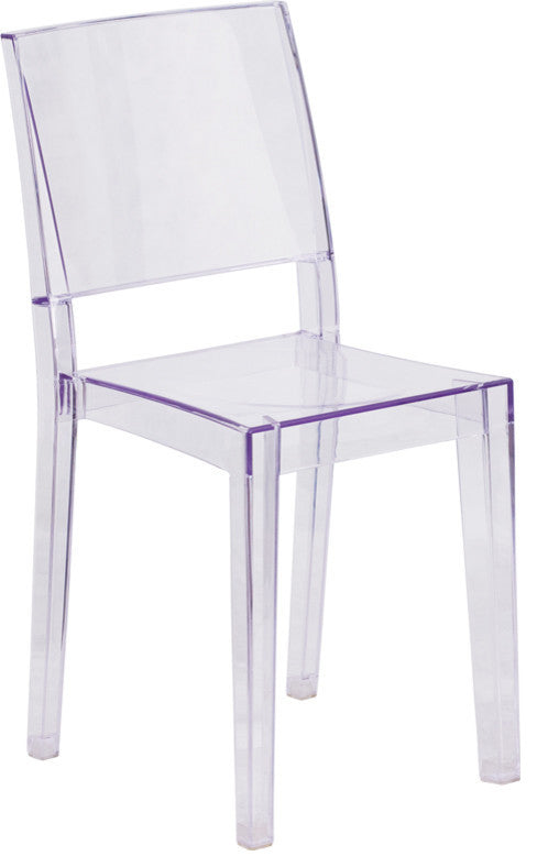 Phantom Series Transparent Stacking Side Chair