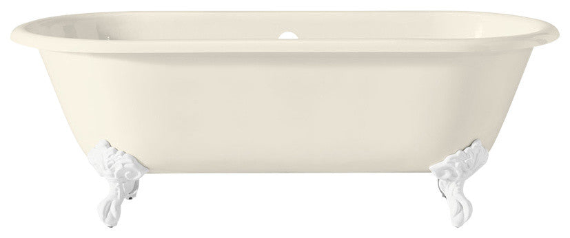 Cheviot Products Regal Cast Iron Bathtub With Continuous Rolled Rim