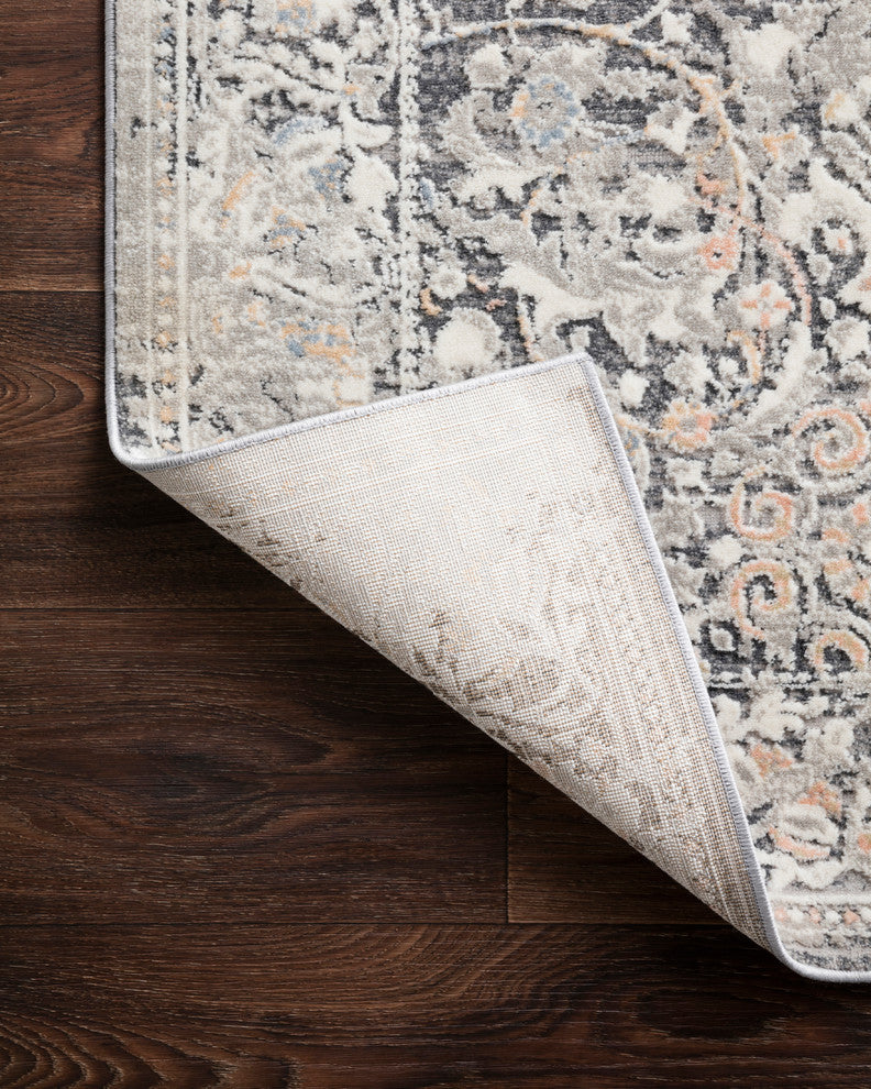 Lucia Rug, Gray and Mist, Gray/Mist, 2'8"x14'