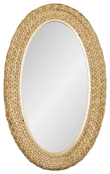 Varaluz 457MI24 Athena 24-1/4" W x 40-1/4" H Oval Framed Bathroom - French Gold