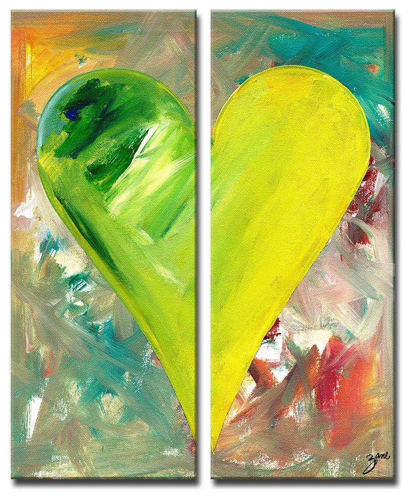 Heartwork "Jaden" 2-Piece Canvas Art Set, 30"x12"