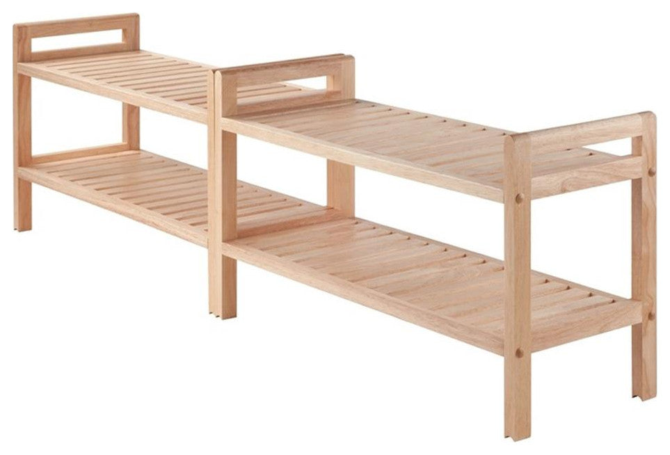 Mercury 2-Piece Set, Stackable Shoe Rack