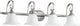 Celesta 4-Light Vanity Fixture, Classic Nickel