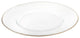 Elegance Rim Chargers 13", Set of 4, Gold, Silver