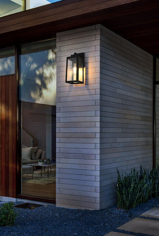 Home Living 13" Outdoor Wall sconce, Black