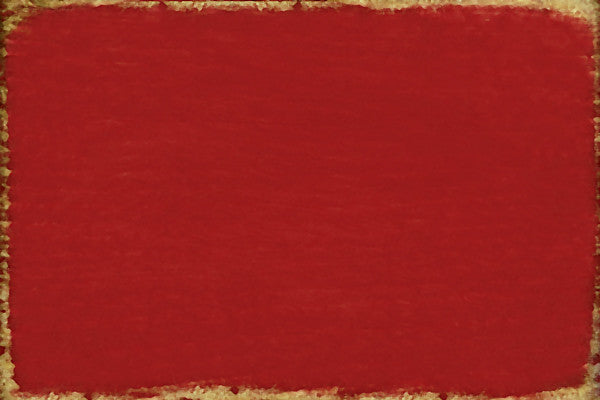 Wooden Trash Bin, Old Red