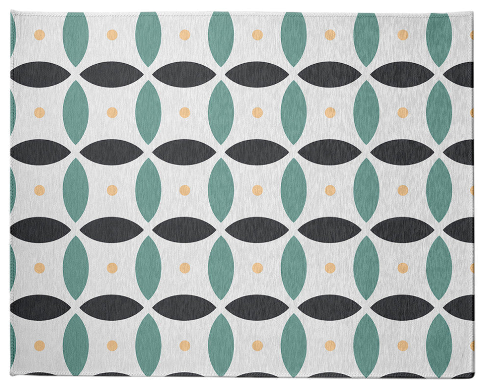 Geometric Spring Chenille Rug, Pepper, 8'x10'
