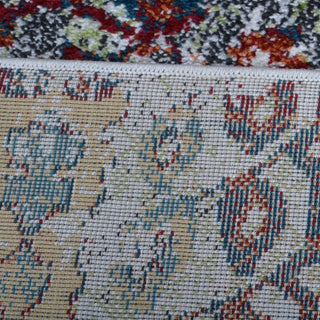 MACHINE MADE HEATSET POLYPROPYLENE AREA RUGS -Multicolor,Contemporary Design, [Rectangle] 4'x6'