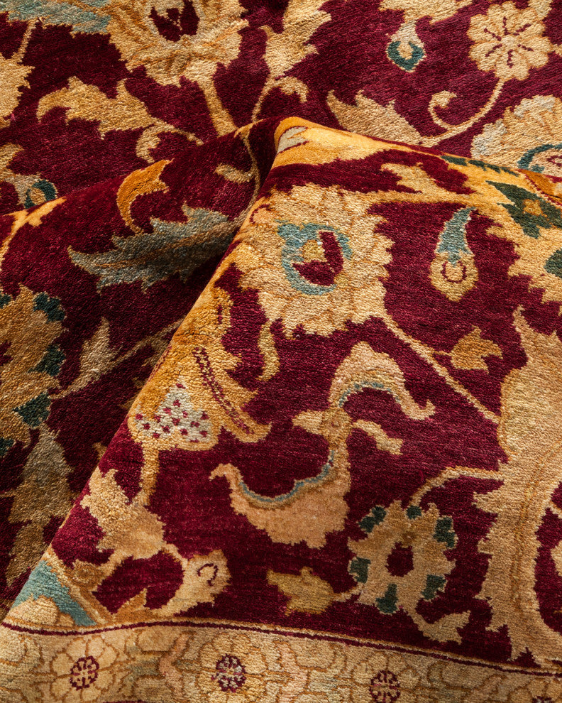 Mogul, One-of-a-Kind Hand-Knotted Area Rug Red, 8'2"x9'10"