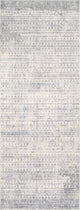 Surya Presidential PDT-2316 3'3"x8' Rug, Pale Blue/Green/Blue/Blue/Gray/Ivory