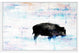 Parvez Taj "The Buffalo Knows" Framed Painting Print, 36"x24"