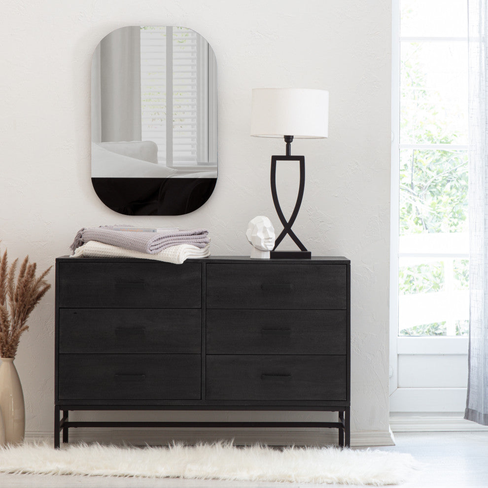 Leah Chest of Drawers, Black