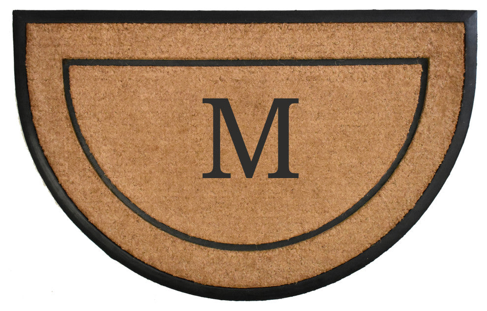 Calloway Mills The General Monogram Doormat, Letter M
