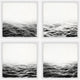 Unclear Horizon Quadriptych, Set of 4, 24x24 Panels