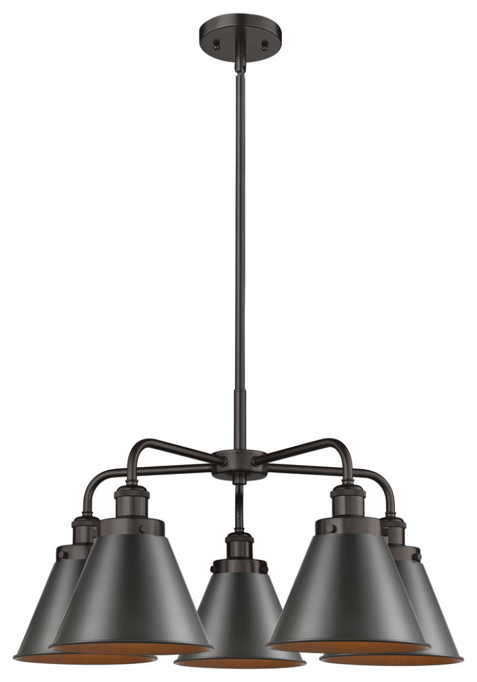 Ballston Urban 5 26" Chandelier Oil Rubbed Bronze