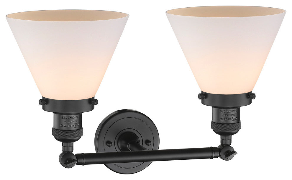 Innovations Lighting 208-Bk-G41-Led 2 Light Dimmable Led Bathroom Fixture
