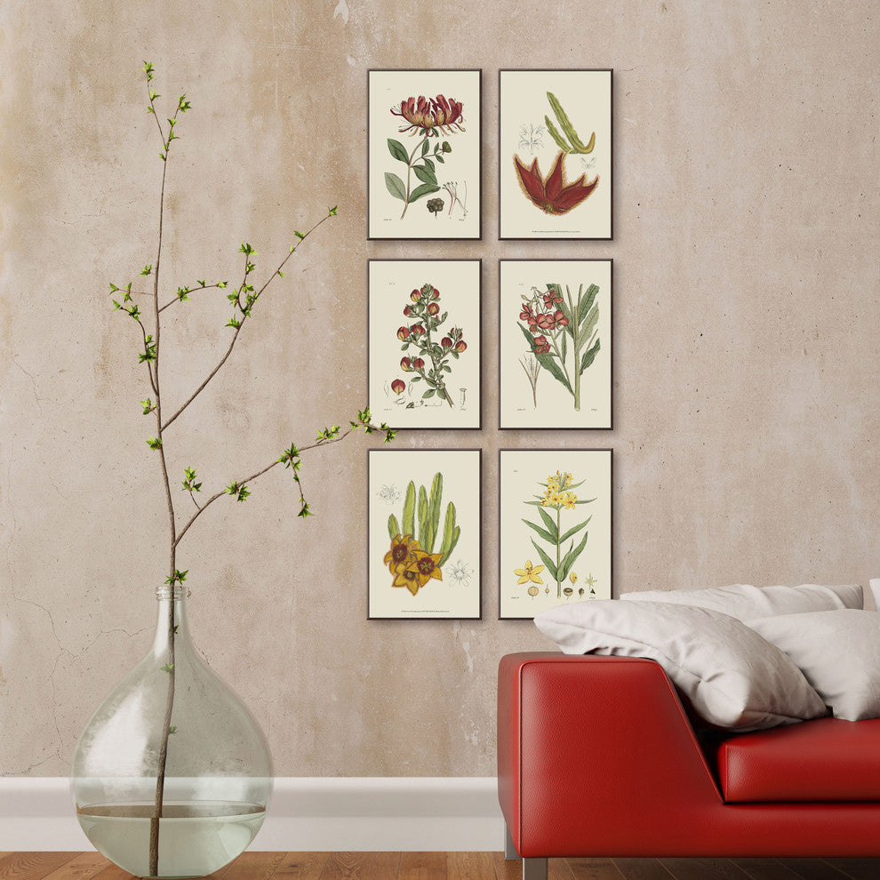Colors of Fall Hexaptych, 60x135
