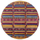 Ahgly Company Indoor Round Mid-Century Modern Area Rugs, 8' Round