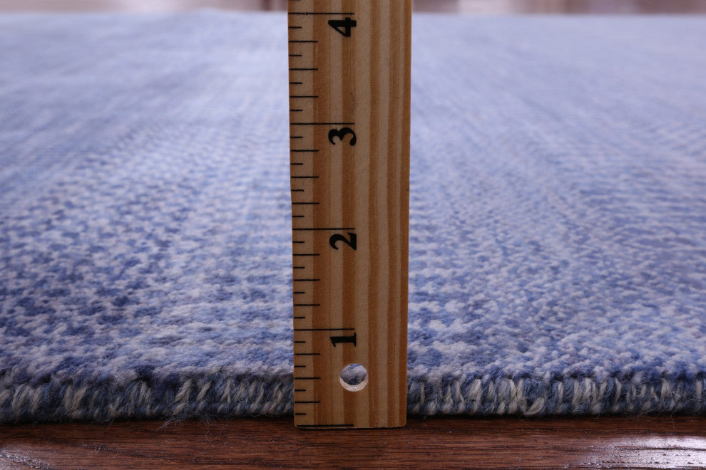 5' 10" X 9' 3" Hand Knotted Savannah Grass Wool and Silk Rug Q11926