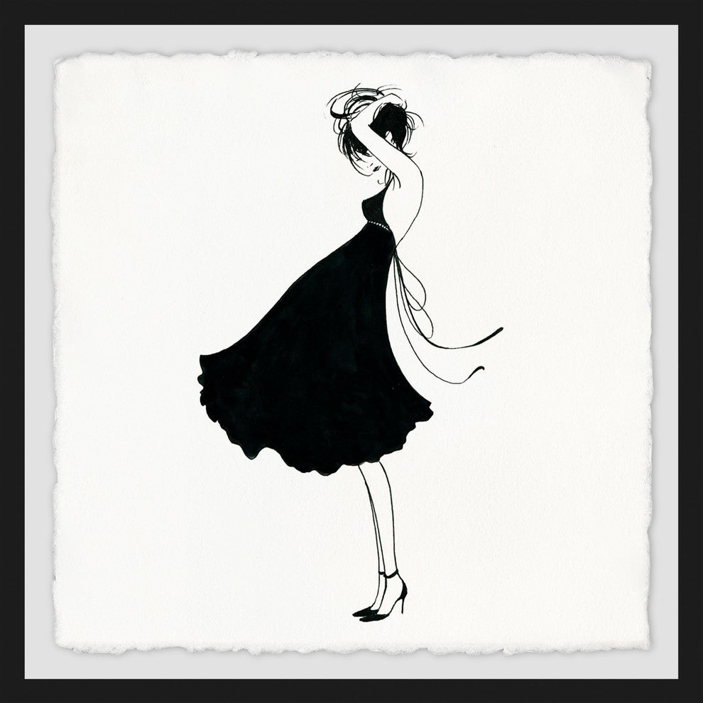 "Breezy Chic" Framed Painting Print, 32"x32"