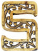 Handmade Eco-Friendly Wall Decor Alphabet Letter Block, 1.3x7.8x6.1
