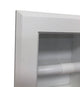 Hyacinth Wood Recessed Double Toilet Paper Holder With Storage 7x22.25, White Enamel