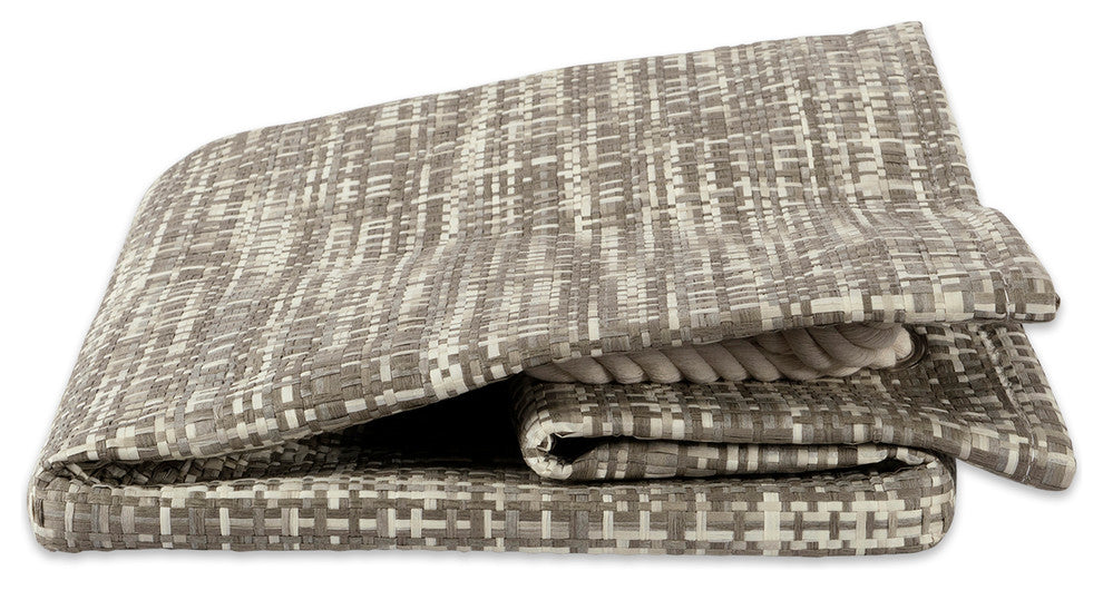 DII Paper Bin Tweed Gray Rectangle Medium 15x10x12"