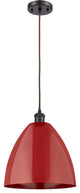 Innovations 516-1P-OB-MBD-12-RD-LED 1-Light Mini Pendant, Oil Rubbed Bronze