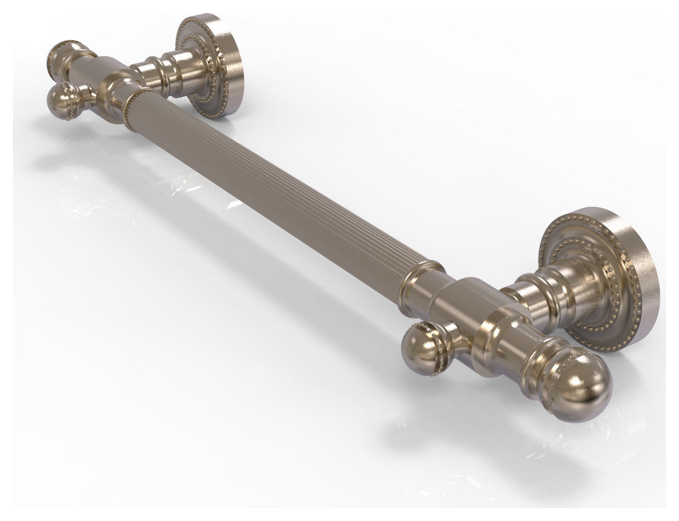 36" Grab Bar Reeded, Antique Pewter