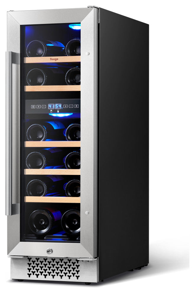 Yeego 12 in. Built-In Wine Refrigerator With Lock - Wine Fridge