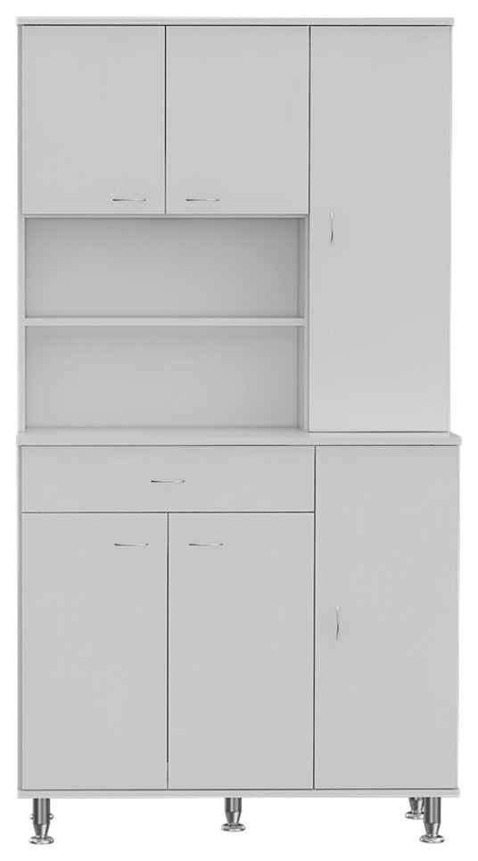Helis 90" Pantry Cabinet Black Wengue, Black Wengue