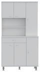 Helis 90" Pantry Cabinet Black Wengue, Black Wengue