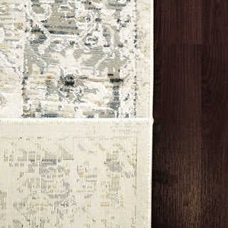Quartz Modern Area Rug, Ivory/Beige, 2'X3'11"