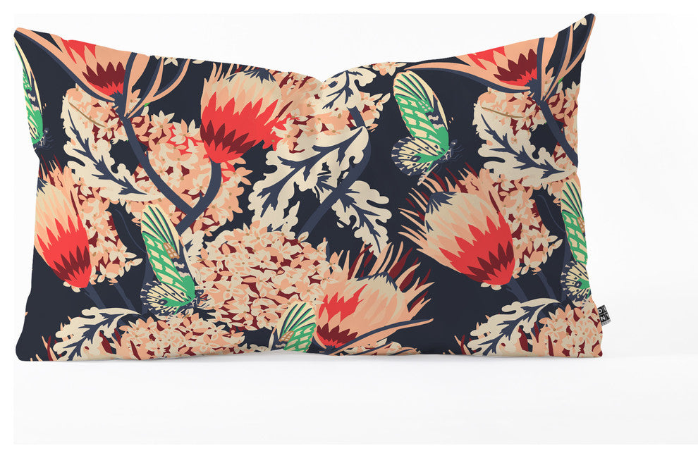Holli Zollinger Boheme Butterfly Oblong Throw Pillow