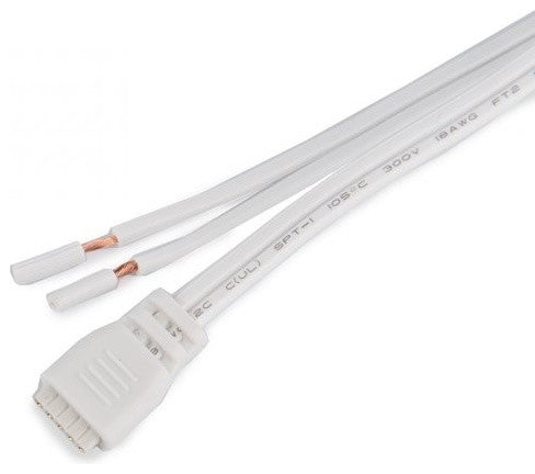 144" Extension Cable for InvisiLED 24V Tape Light, White
