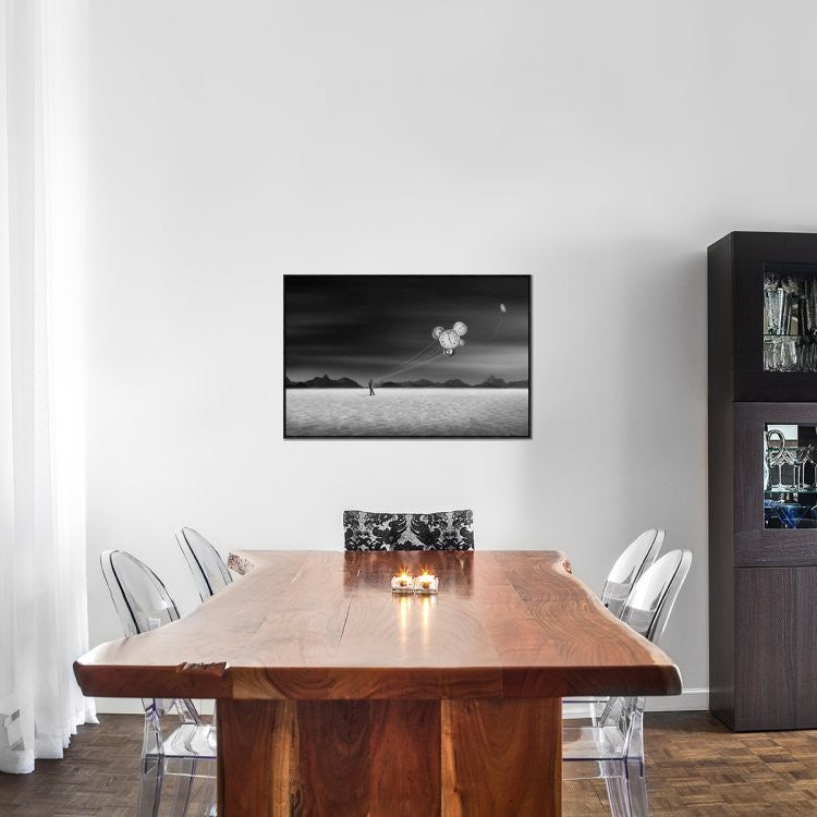 "Time Keeper" Framed Canvas Giclee by Swarnendu Ghosh, 37x25"