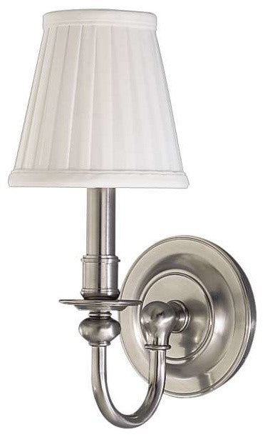 Beekman 1-Light Wall Sconce, Satin Nickel